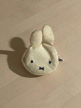 miffy Cream Bunny bag charm by BAGGU
